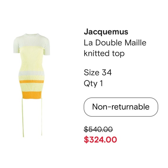 Jacquemus La double maille top - Picture 9 of 13
